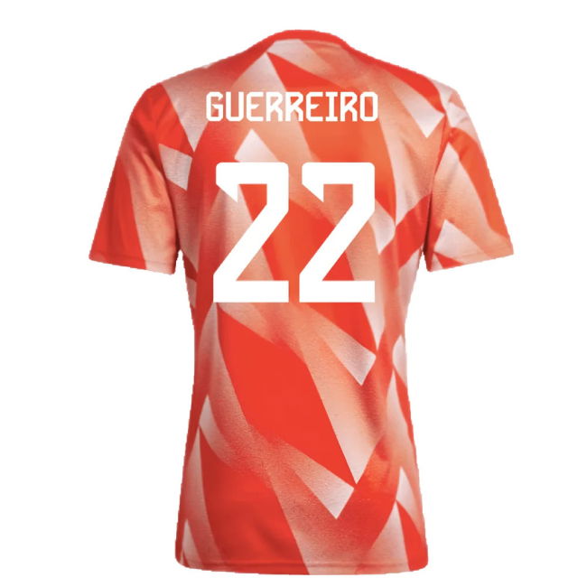 2023-2024 Bayern Munich Pre-Match Shirt (Red) (Guerreiro 22)