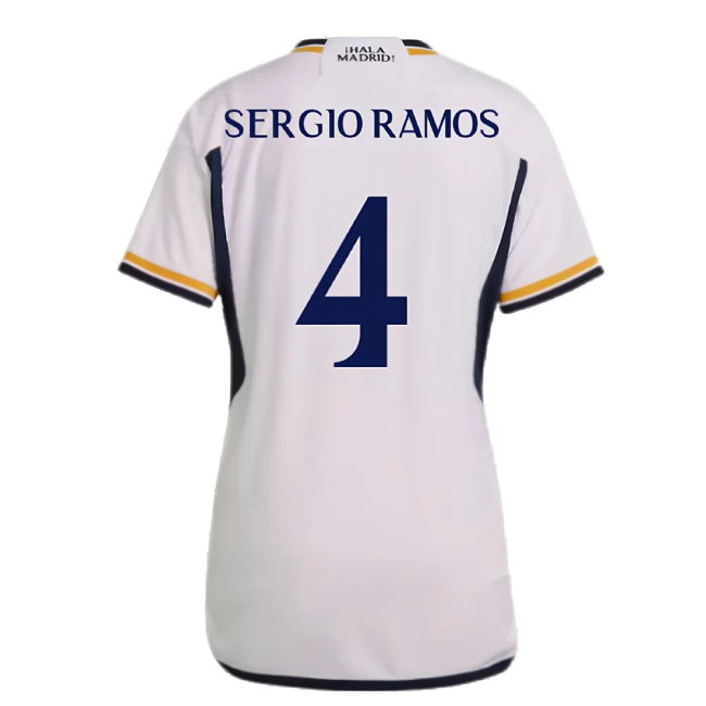 2023-2024 Real Madrid Home Shirt (Ladies) (Sergio Ramos 4)
