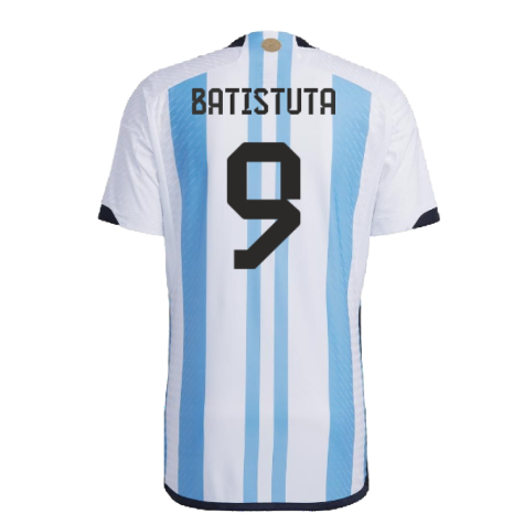 2022-2023 Argentina Authentic Home Shirt (BATISTUTA 9)