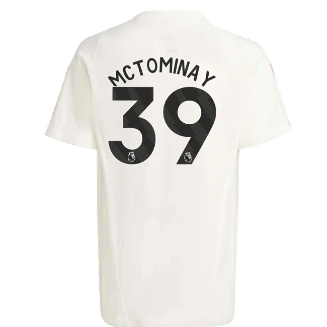 2023-2024 Man Utd Training Tee (White) - Kids (McTominay 39)
