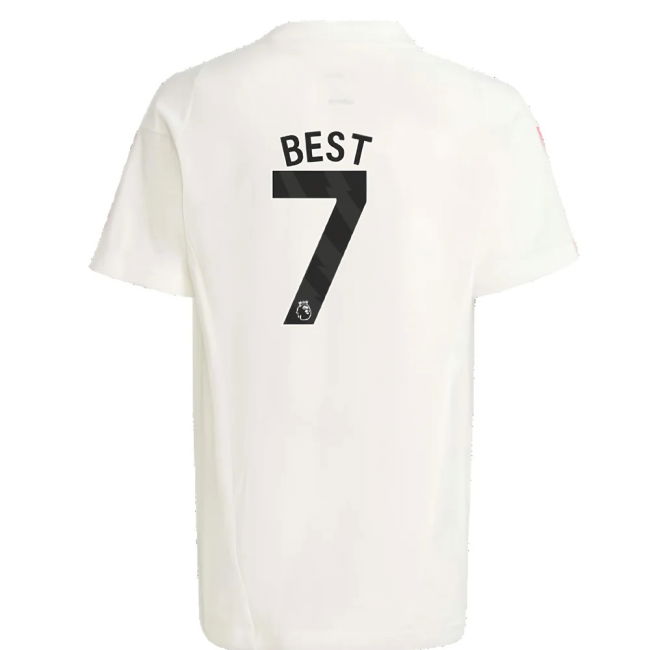2023-2024 Man Utd Training Tee (White) - Kids (Best 7)