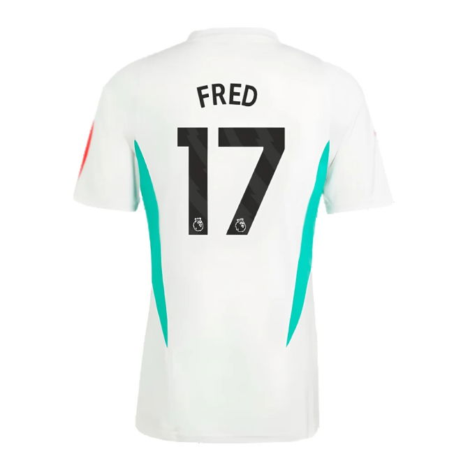 2023-2024 Man Utd Training Jersey (White) (Fred 17)