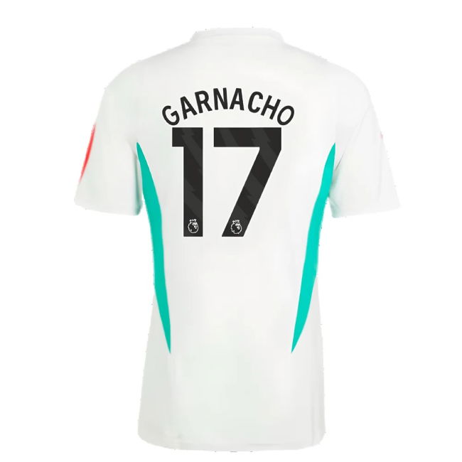 2023-2024 Man Utd Training Jersey (White) (Garnacho 17)