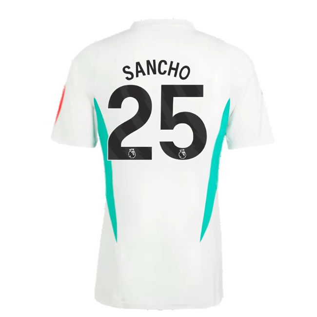 2023-2024 Man Utd Training Jersey (White) (Sancho 25)