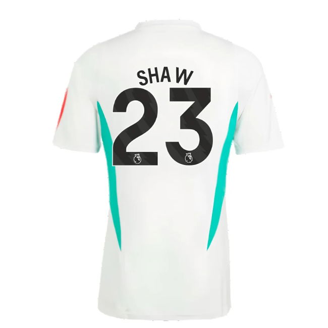 2023-2024 Man Utd Training Jersey (White) (Shaw 23)