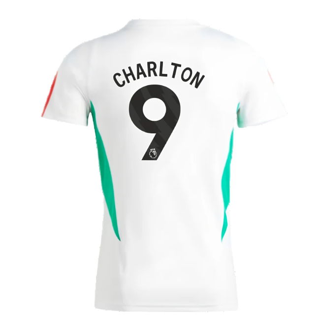 2023-2024 Man Utd Training Jersey (White) - Ladies (Charlton 9)