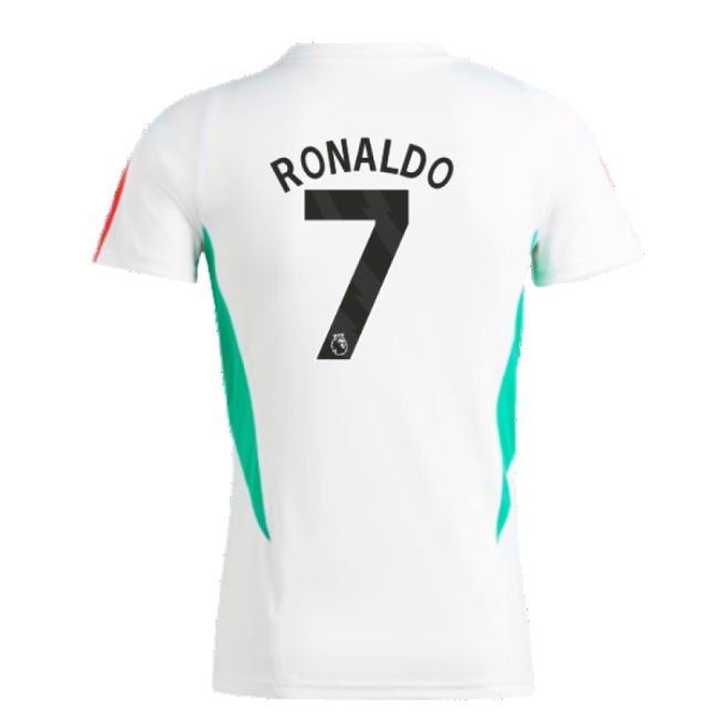 2023-2024 Man Utd Training Jersey (White) - Ladies (Ronaldo 7)