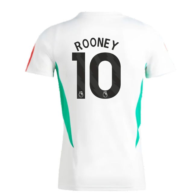 2023-2024 Man Utd Training Jersey (White) - Ladies (Rooney 10)