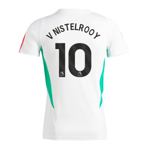 2023-2024 Man Utd Training Jersey (White) - Ladies (V Nistelrooy 10)