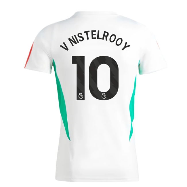 2023-2024 Man Utd Training Jersey (White) - Ladies (V Nistelrooy 10)