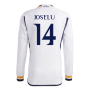 2023-2024 Real Madrid Long Sleeve Home Shirt (Joselu 14)