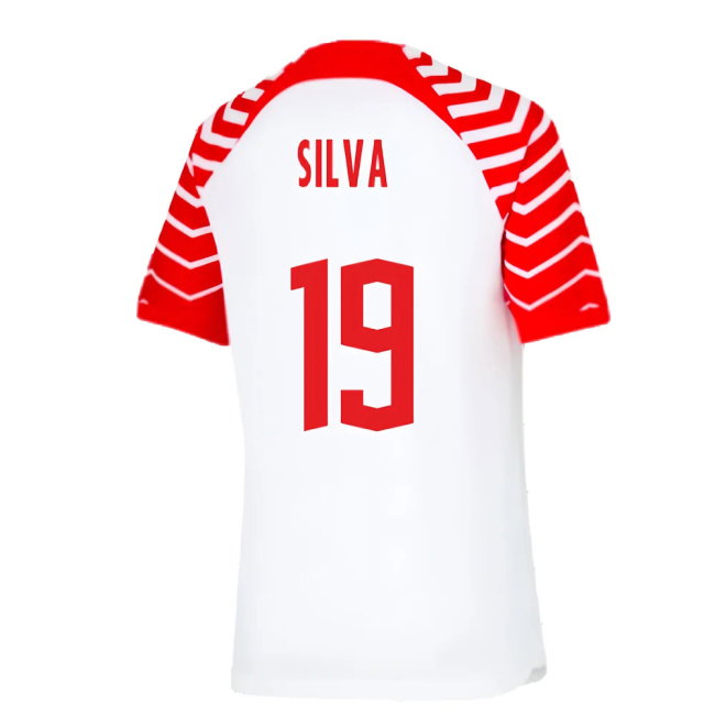 2023-2024 Red Bull Leipzig Home Shirt (Kids) (Silva 19)