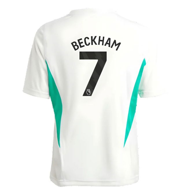 2023-2024 Man Utd Training Jersey (White) - Kids (Beckham 7)