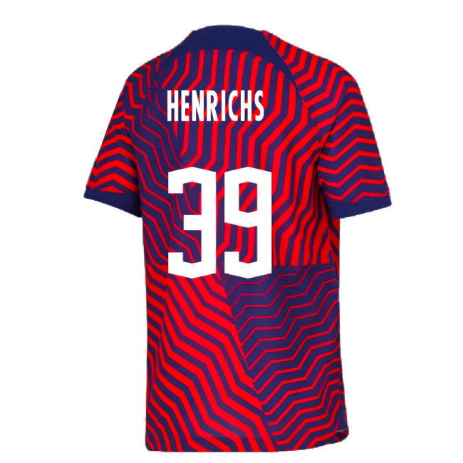 2023-2024 Red Bull Leipzig Away Shirt (Kids) (Henrichs 39)