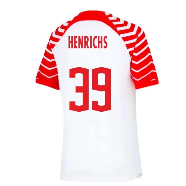2023-2024 Red Bull Leipzig Home Shirt (Kids) (Henrichs 39)