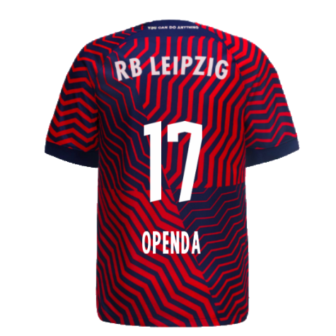 2023-2024 Red Bull Leipzig Away Shirt (Openda 17)