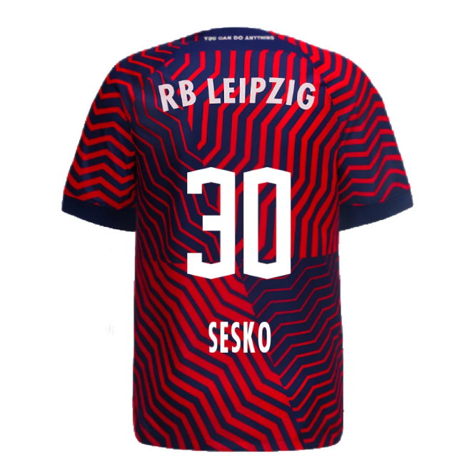 2023-2024 Red Bull Leipzig Away Shirt (Sesko 30)