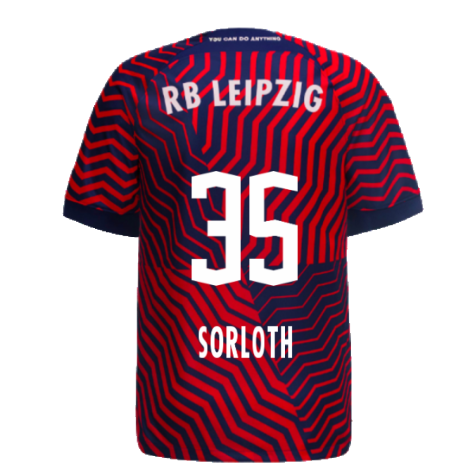 2023-2024 Red Bull Leipzig Away Shirt (Sorloth 35)