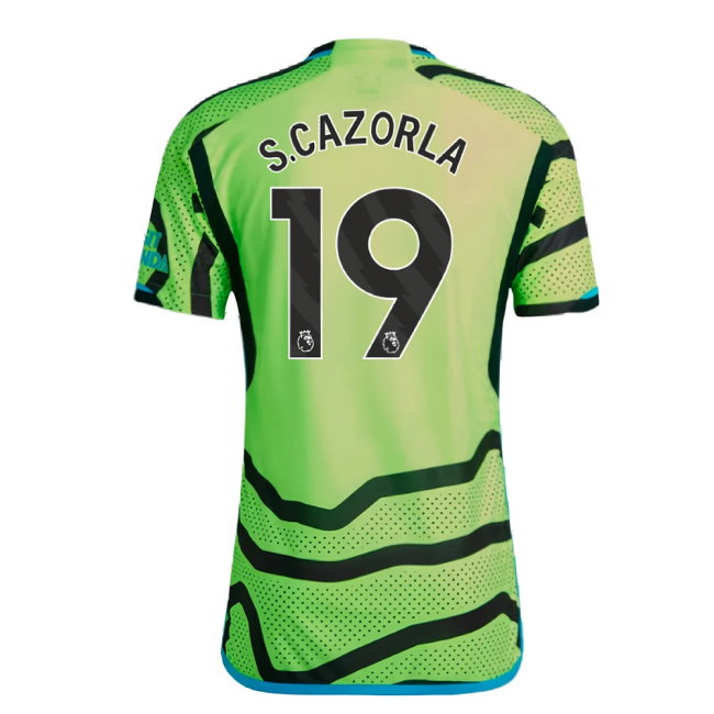 2023-2024 Arsenal Authentic Away Shirt (S.Cazorla 19)