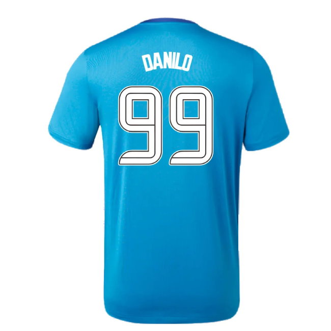 2023-2024 Rangers Players Training Tee (Deep Water) (Danilo 99)
