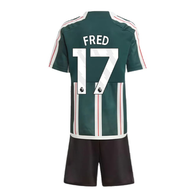 2023-2024 Man Utd Away Mini Kit (Fred 17)