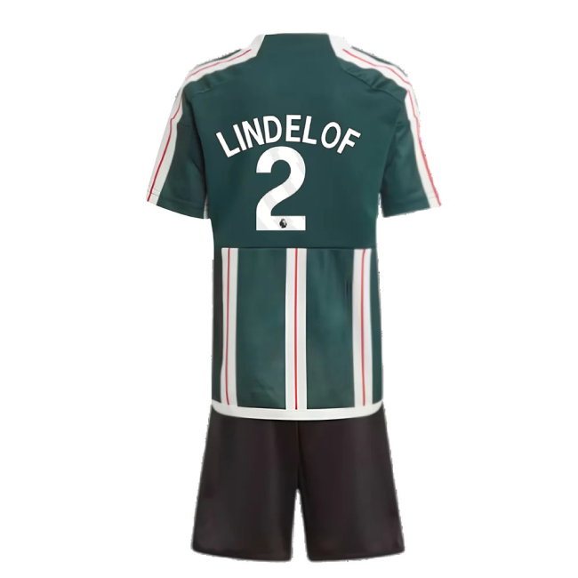 2023-2024 Man Utd Away Mini Kit (Lindelof 2)
