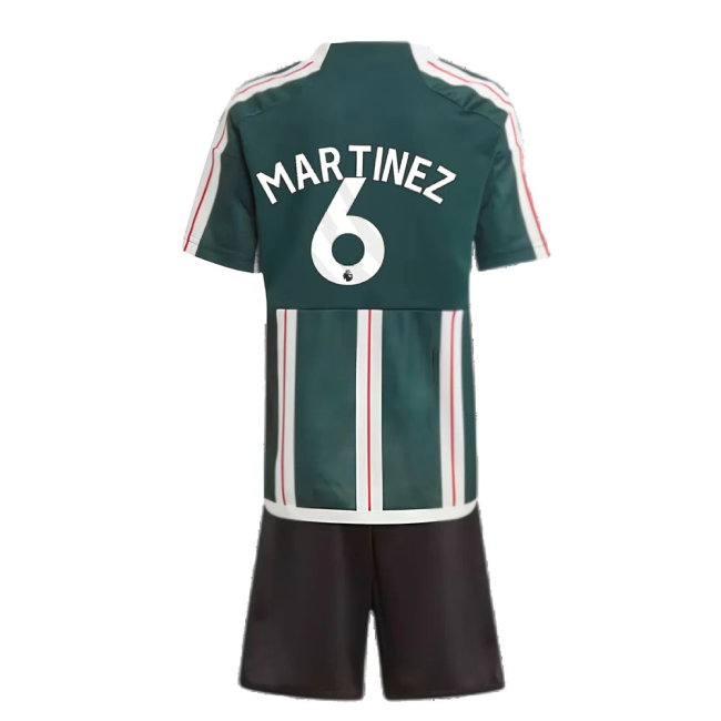 2023-2024 Man Utd Away Mini Kit (Martinez 6)