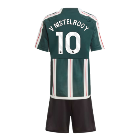 2023-2024 Man Utd Away Mini Kit (V Nistelrooy 10)
