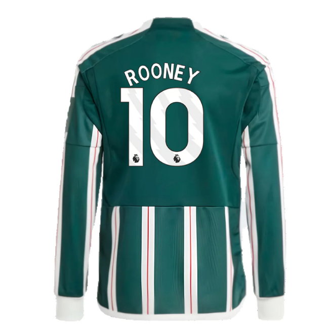 2023-2024 Man Utd Away Long Sleeve Shirt (Kids) (Rooney 10)