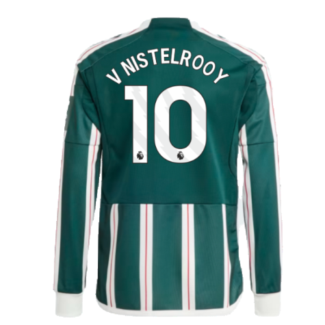 2023-2024 Man Utd Away Long Sleeve Shirt (Kids) (V Nistelrooy 10)