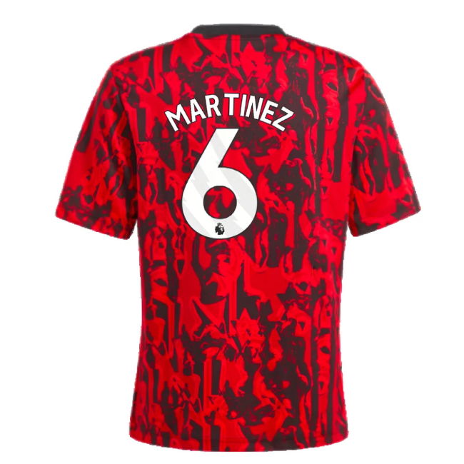 2023-2024 Man Utd Pre-Match Shirt (Red) - Kids (Martinez 6)