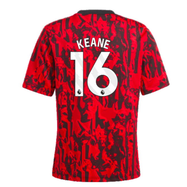 2023-2024 Man Utd Pre-Match Shirt (Red) - Kids (Keane 16)