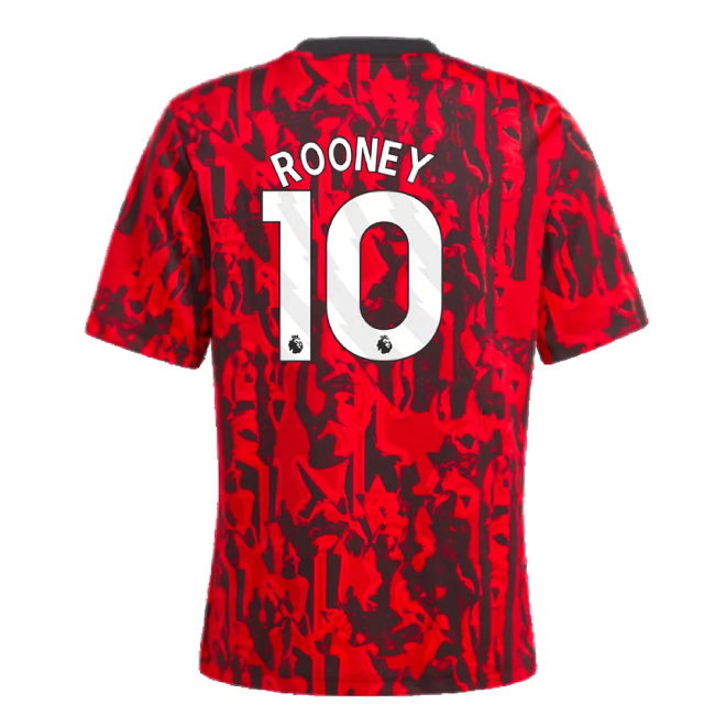 2023-2024 Man Utd Pre-Match Shirt (Red) - Kids (Rooney 10)