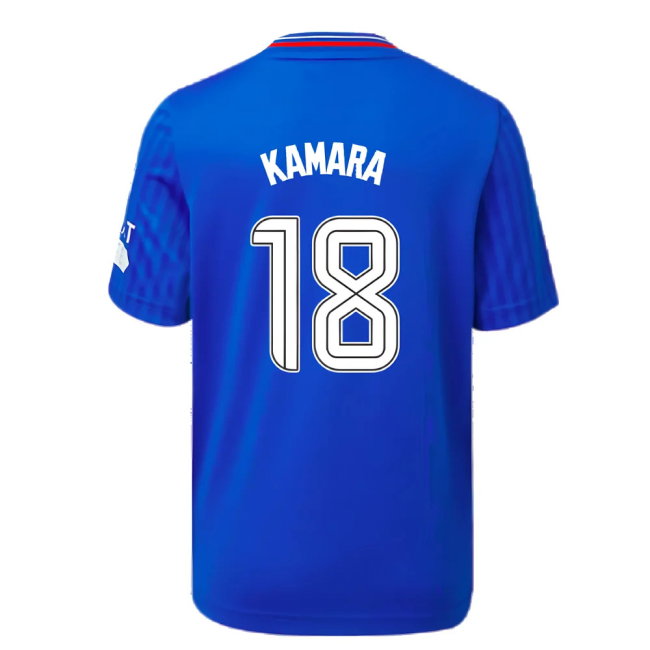 2023-2024 Rangers Home Shirt (Kids) (Kamara 18)