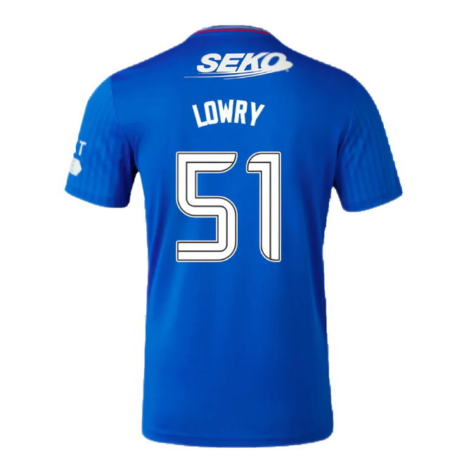 2023-2024 Rangers Home Shirt (Lowry 51)
