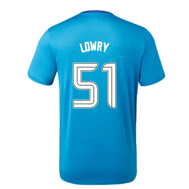 2023-2024 Rangers Players Training Tee (Deep Water) (Lowry 51)