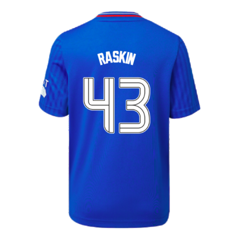2023-2024 Rangers Home Shirt (Kids) (Raskin 43)