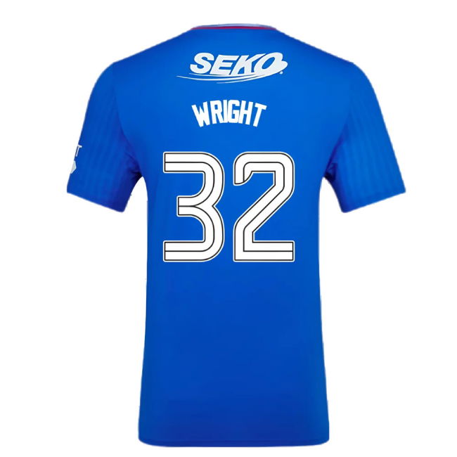 2023-2024 Rangers Pro Authentic Home Shirt (Wright 32)