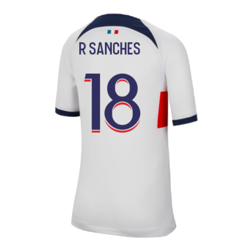 2023-2024 PSG Away Shirt (Kids) (R Sanches 18)