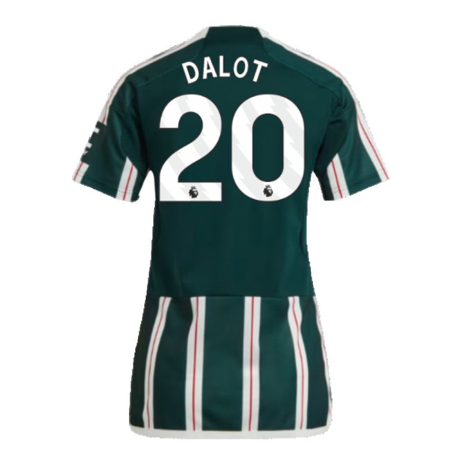 2023-2024 Man Utd Away Shirt (Ladies) (Dalot 20)