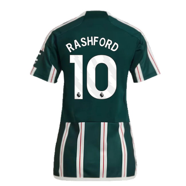 2023-2024 Man Utd Away Shirt (Ladies) (Rashford 10)