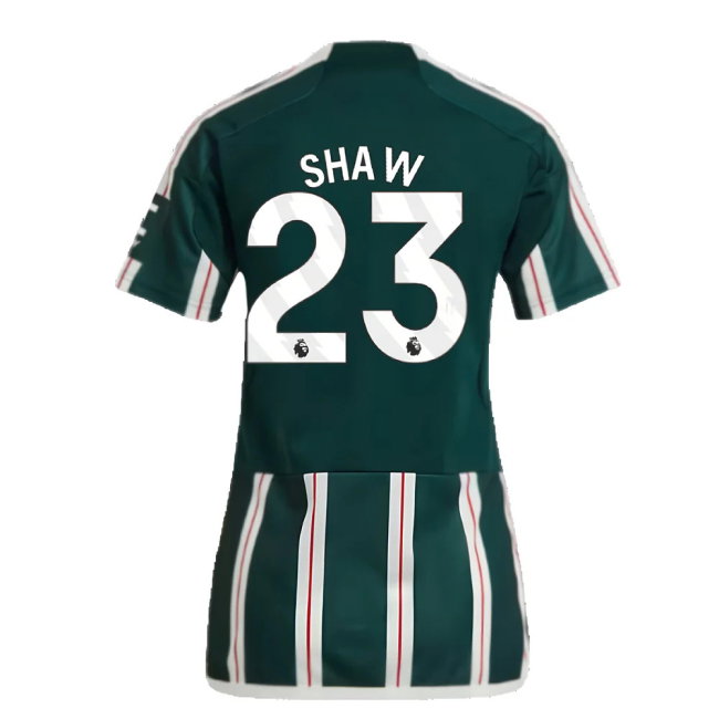 2023-2024 Man Utd Away Shirt (Ladies) (Shaw 23)