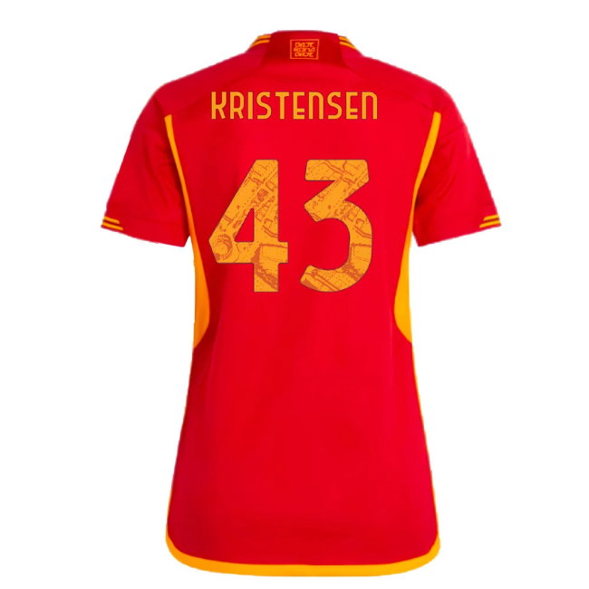 2023-2024 Roma Home Shirt (Ladies) (KRISTENSEN 43)