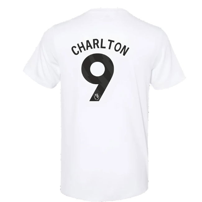 2023-2024 Man Utd Training Tee (White) (Charlton 9)