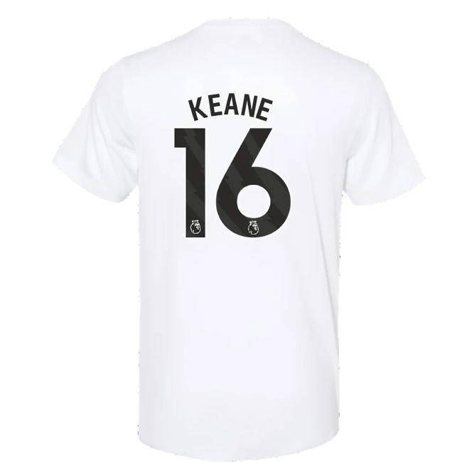 2023-2024 Man Utd Training Tee (White) (Keane 16)