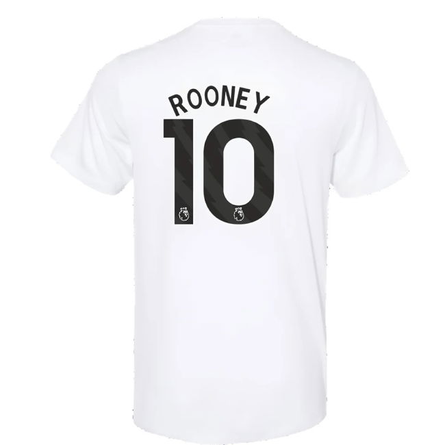 2023-2024 Man Utd Training Tee (White) (Rooney 10)