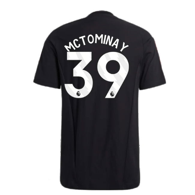 2023-2024 Man Utd Training Tee (Black) (McTominay 39)
