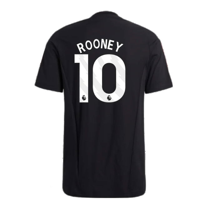 2023-2024 Man Utd Training Tee (Black) (Rooney 10)