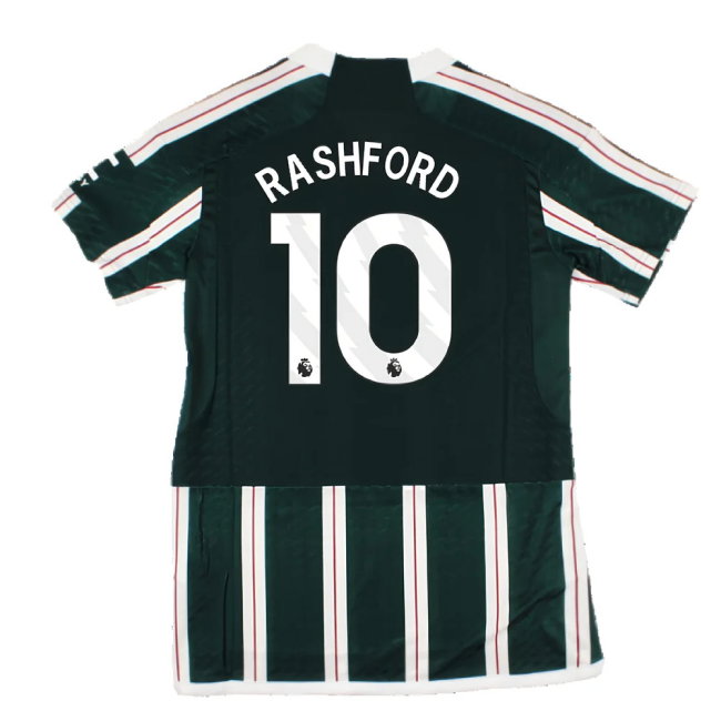 2023-2024 Man Utd Authentic Away Shirt (Ladies) (Rashford 10)