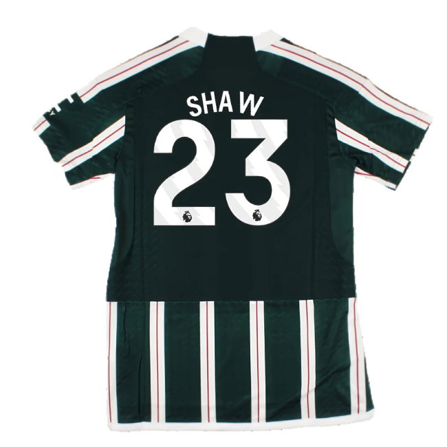 2023-2024 Man Utd Authentic Away Shirt (Ladies) (Shaw 23)